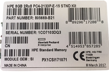 805669-B21 HP 8GB (1x8GB) SDRAM DIMM